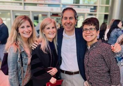 Nina Rosenthal and family at her graduation from Temple Law School.